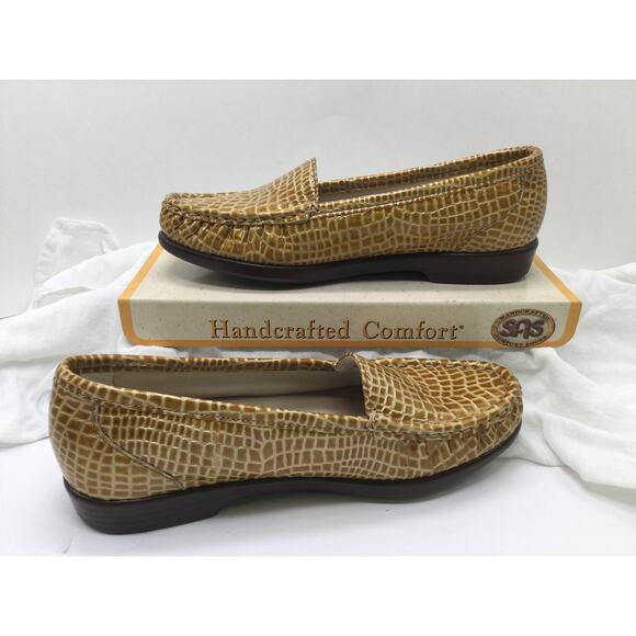 SAS Simplify Tripad Loafers Womens 6.5M Caramel New - Picture 1 of 12